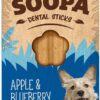 Dentální tyčinky Soopa s jablkem a borůvkou 100 g