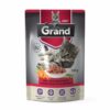 Grand deluxe Cat hovězí se zeleninou, kapsička 100 g