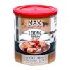 MAX Deluxe Dog kostky libové svaloviny s játry, konzerva 800 g