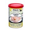 MAX Deluxe Dog kousky kuřete, konzerva 400 g