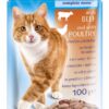 RENO Cat hovězí a drůbeží, kapsa 100 g